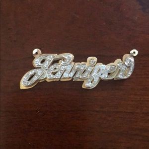 Jewelry - Jennifer Name Plate 14k gold Jewelry - Jennifer Name Plate 14k gold